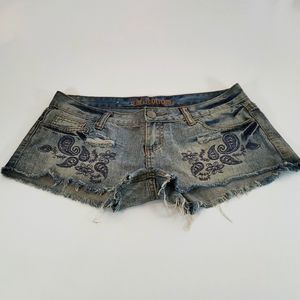 Juniors Free Culture Denim shorts size 9